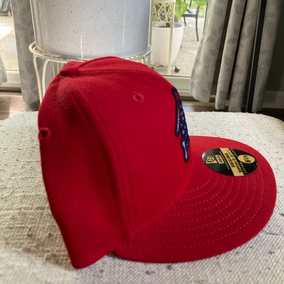 St Louis Cardinals New Era 59 Fifty Chinese Script Fitted Cap . Size 6 7/8 - Picture 7 of 8